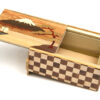 Japanese puzzle box 7steps Sansui(Fuji and Camellia) - Image 3