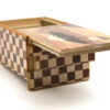 Japanese puzzle box 7steps Sansui(Fuji and Camellia) - Image 6