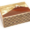 Japanese puzzle box 10steps Fuji and Tsubaki