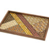 Square tray (ko-yosegi pattern)