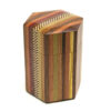 Yosegi Hexagonal Tea Canister