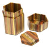 Yosegi Hexagonal Tea Canister - Image 2
