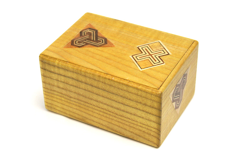 Mini Japanese Puzzle Box 7 steps Koyosegi - Secret Trick Puzzle